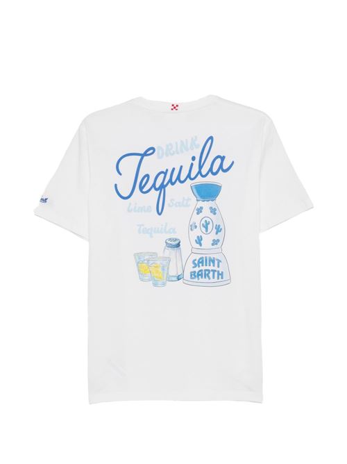 T-shirt uomo MC2 Saint Barth Portland stampa fronte retro Tequila MC2 SAINT BARTH | PORTLAND07985L